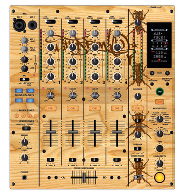 Pioneer DJ DJM 800 Skin Thudrumble Wood